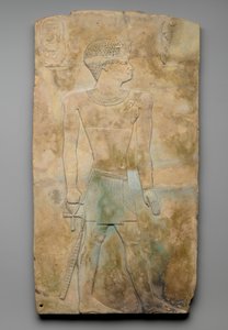 Placa con relieve en alto de Rey Iuput, c.754-20 o 715 a.C. de Egyptian